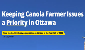 Keeping Canola Farmers Issues a Priority in Ottawa