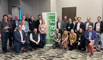 The Canadian delegation, including CCGA, at the State Agriculture and Rural Leaders annual Legislative Agriculture Chairs Summit in Des Moines, Iowa.