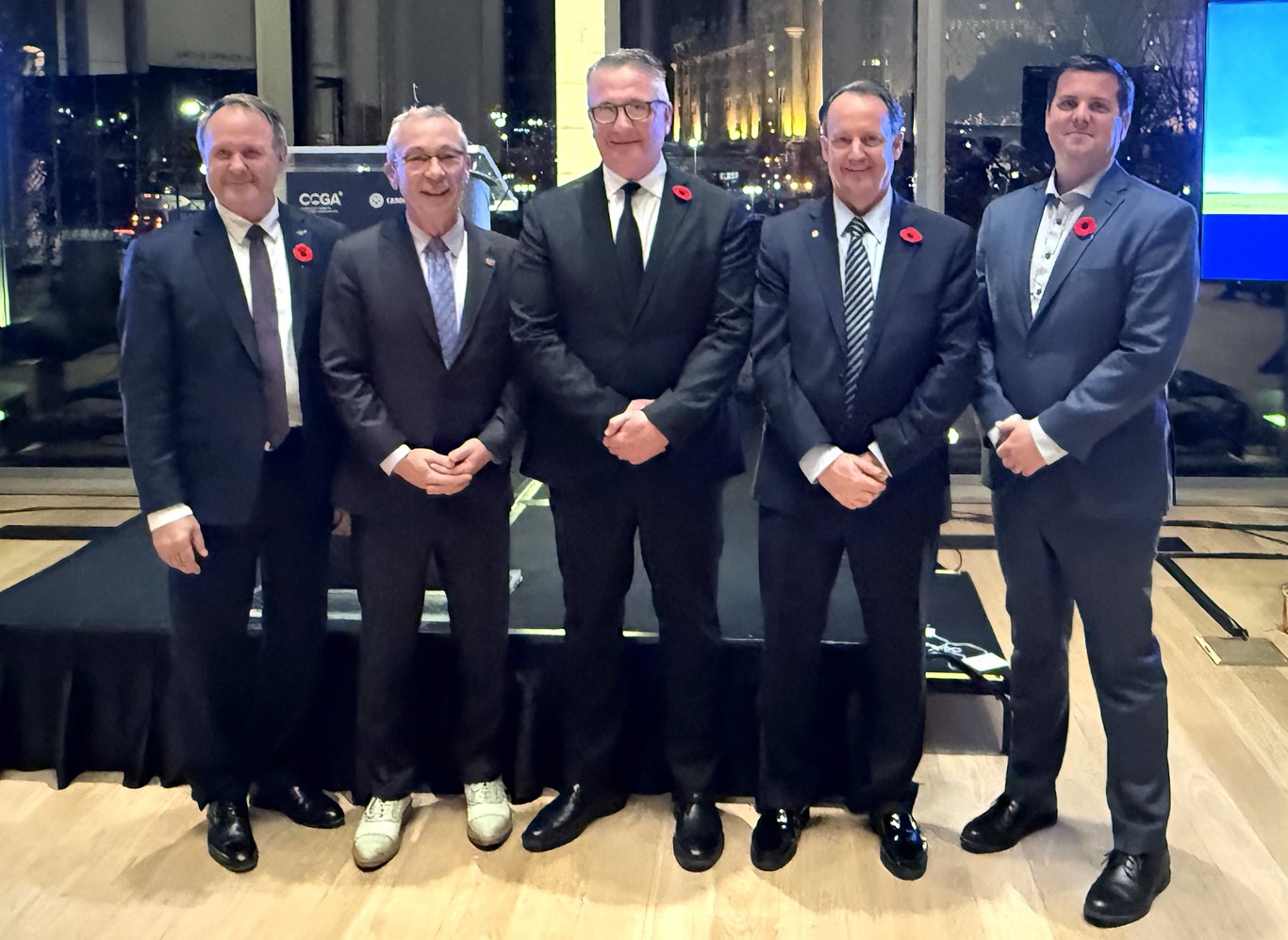 CCGA with the Minister of Agriculture and Agri-Food, Heath MacDonald. 